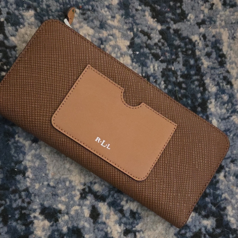 Ralph Lauren Textured Tan Wallet